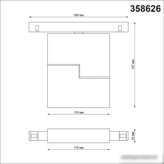 Трековый светильник Novotech Flum 358626 – фото товара