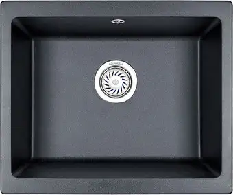 Кухонная мойка Granula GR-5551 (шварц) - изображение в каталоге