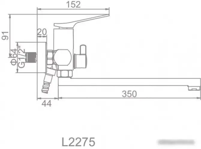 Смеситель Ledeme L2275 - фото товара