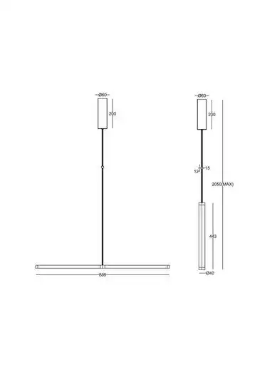 Подвесная люстра Maytoni Supersymmetry P096PL-L11BK1 – фото товара