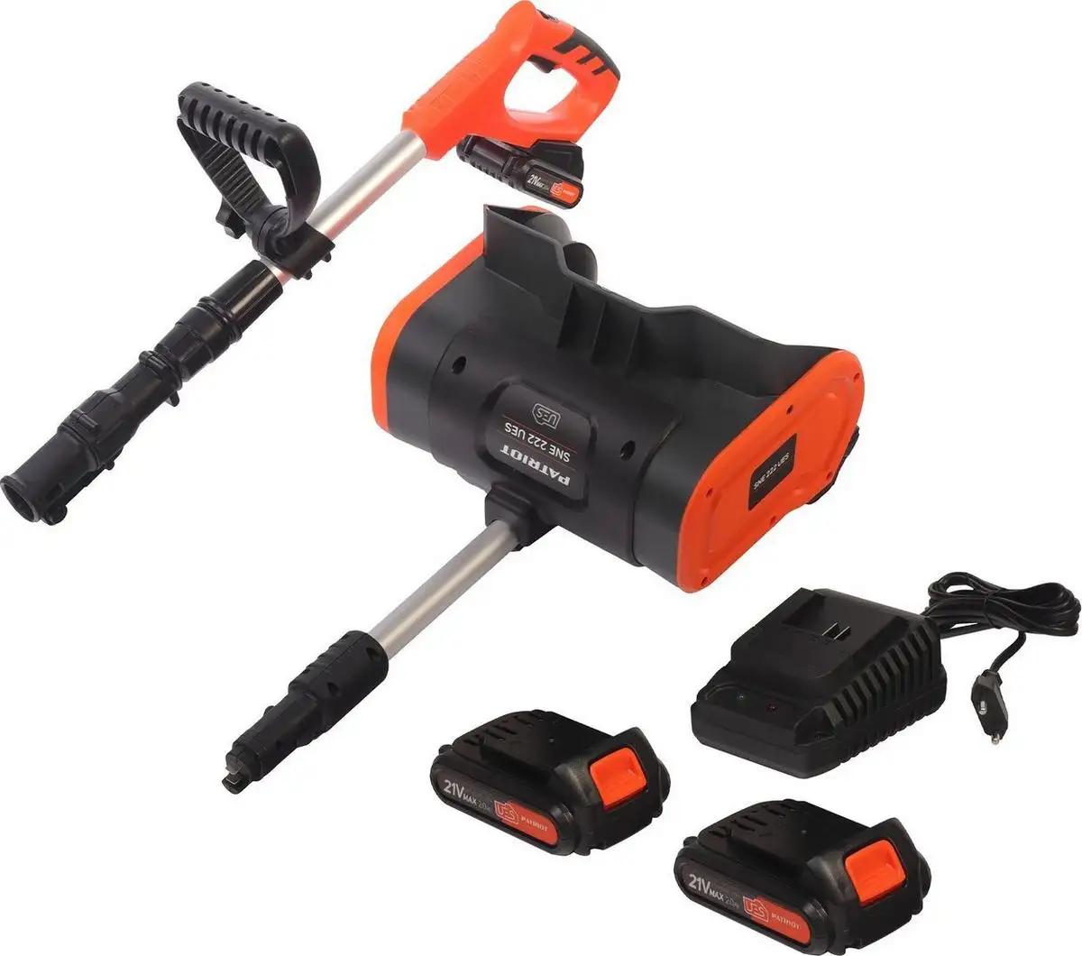 Снегоуборщик Patriot SNE 222 UES (с 2-мя АКБ) – фото товара