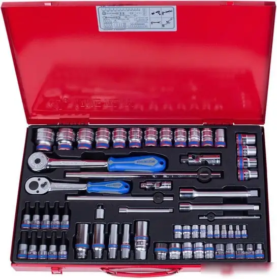 Универсальный набор инструментов King Tony 9563MR01 (62 предмета) – фото товара