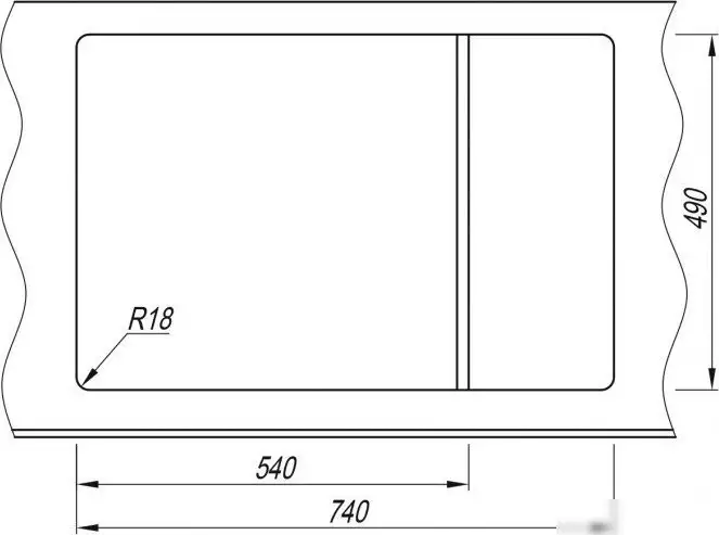 Кухонная мойка ARFEKA Zia 76 (серый) - фото товара