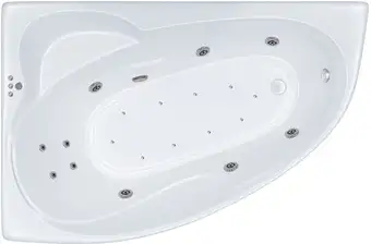 Ванна Triton Николь 160x100 R Люкс Flat (с гидромассажем) - изображение в каталоге