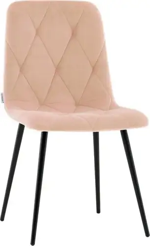 Стул Stool Group Одди Diamond AV 443-Cl-KP3-9005 (велюр бежевый) – изображение в каталоге