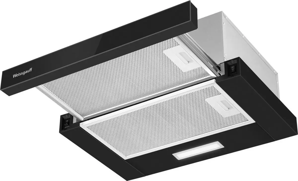 Кухонная вытяжка Weissgauff TEL 450 Black Glass - фото товара