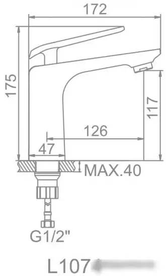 Смеситель Ledeme L1074 - фото товара