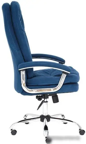 Кресло TetChair Softy LUX (флок, синий) – фото товара