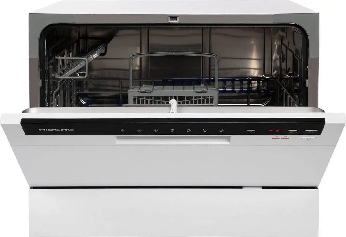 Отдельностоящая посудомоечная машина Hiberg T56 615 W - фото товара