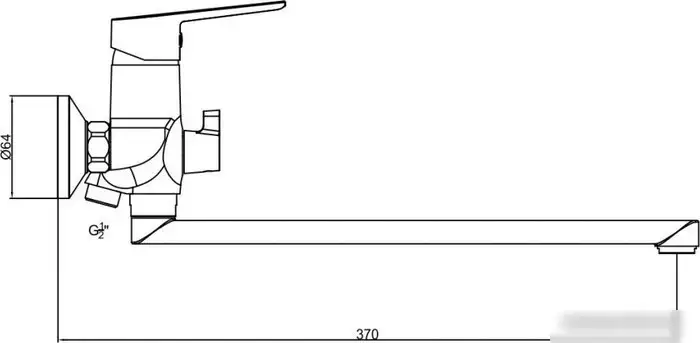 Смеситель Gross Aqua Dyno 7121285C-35F - фото товара