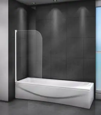Стеклянная шторка для ванны Cezares RELAX-V-1-80/140-C-Bi