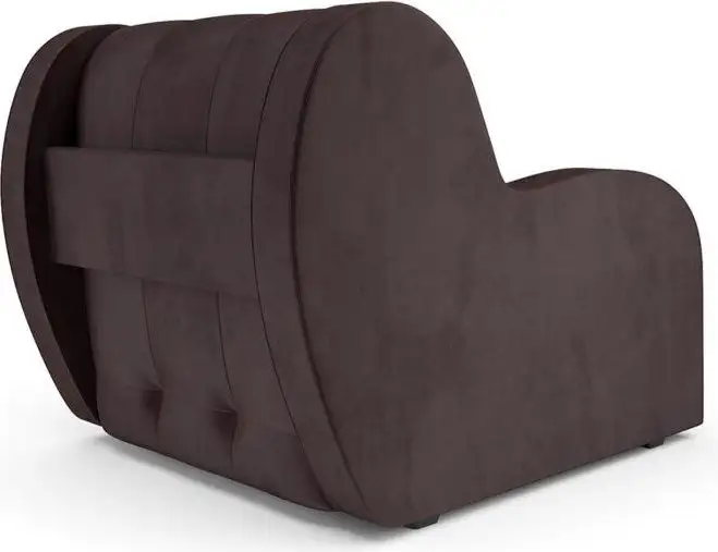 Кресло-кровать Мебель-АРС Барон НПБ (бархат, шоколадный Star Velvet 60 Coffee)