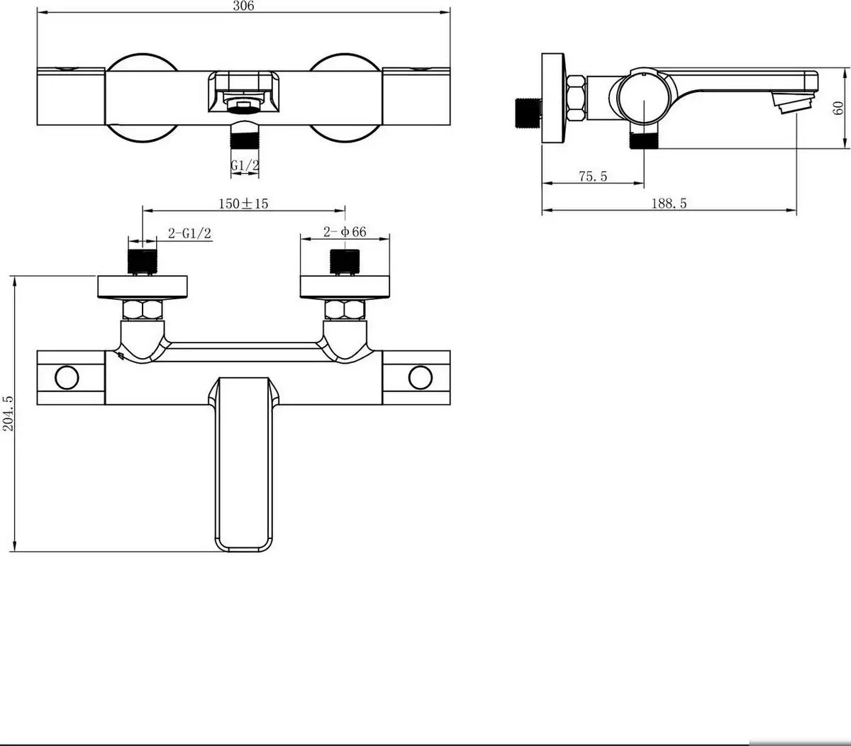 Смеситель Lauter Temp 21YH50427-4 - фото товара