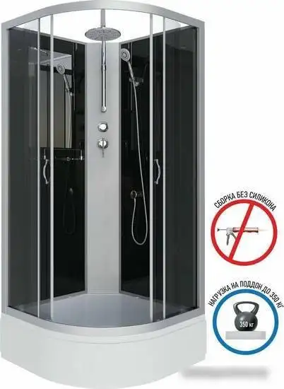 Душевая кабина Niagara NG-3501-14BKT 90x90 - фото товара