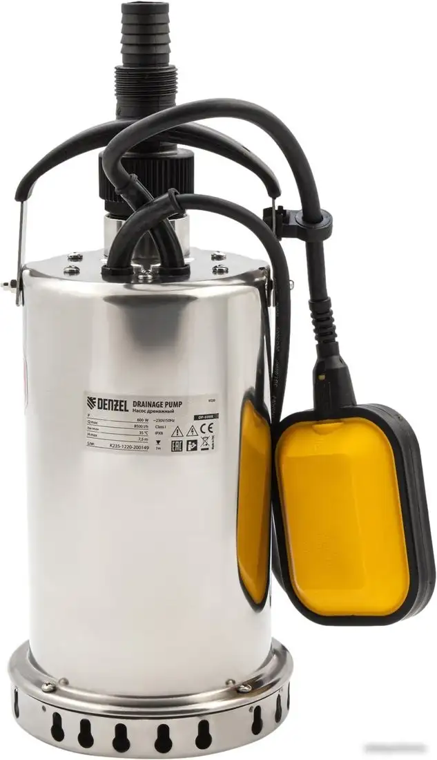 Дренажный насос Denzel DP600X - фото товара