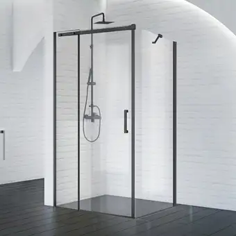Душевой уголок BelBagno ACQUA-AH-1-120/90-C-NERO - изображение в каталоге