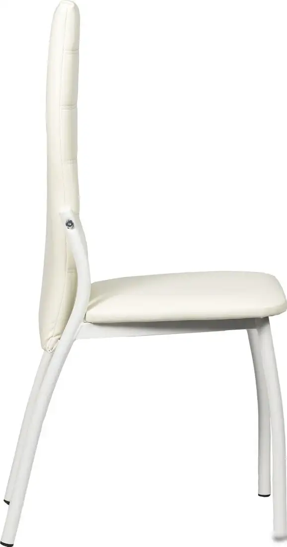 Стул ВВР Прага (белый/белый, экокожа)