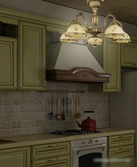 Люстра средней высоты Reccagni Angelo 6208 PL 6228/5 – фото товара