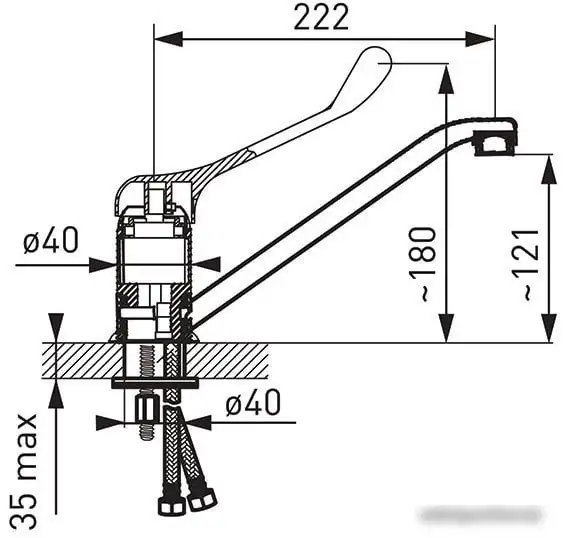 Смеситель Ferro Padwa Medico BTPM4 - фото товара