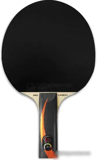 Ракетка для настольного тенниса Gambler X Fast Carbon X3d GRC-18 (прямая) – фото товара