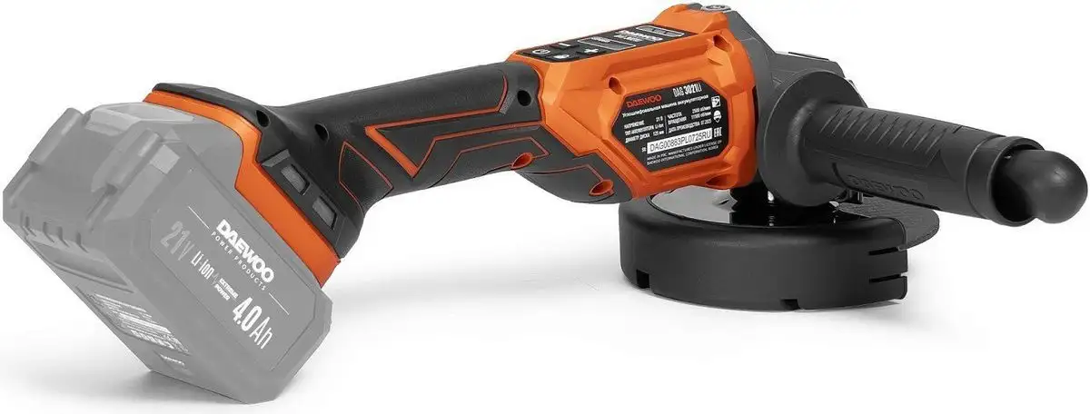 Угловая шлифмашина Daewoo Power DAG 3021Li (без АКБ) – фото товара