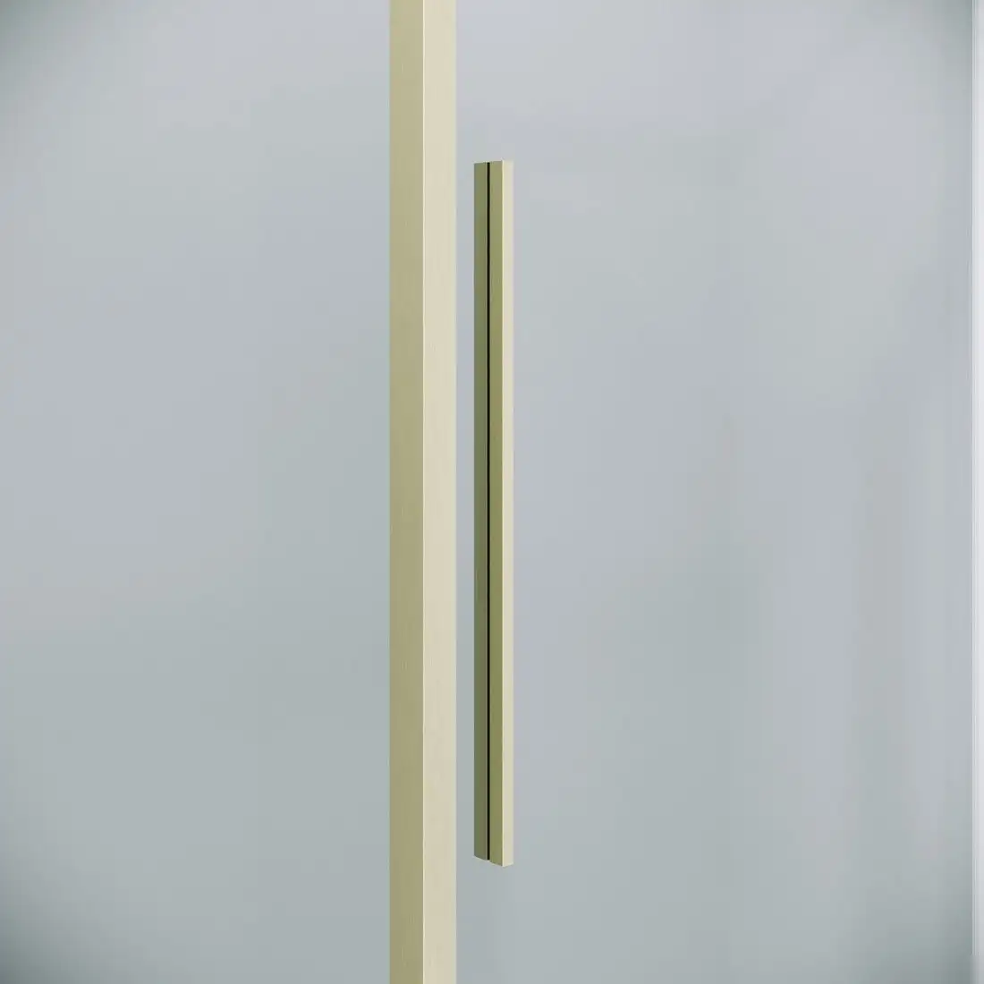 Душевая дверь Niagara Nova NG-44-9ASG 90х195 (золото сатин/прозрачное стекло) - фото товара