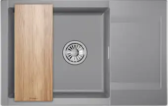 Кухонная мойка Granula ES-7807 (алюминиум) - изображение в каталоге