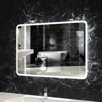 Пекам Зеркало LED Marta-80x120sp (сенсор на прикосновение/подогрев) – изображение в каталоге