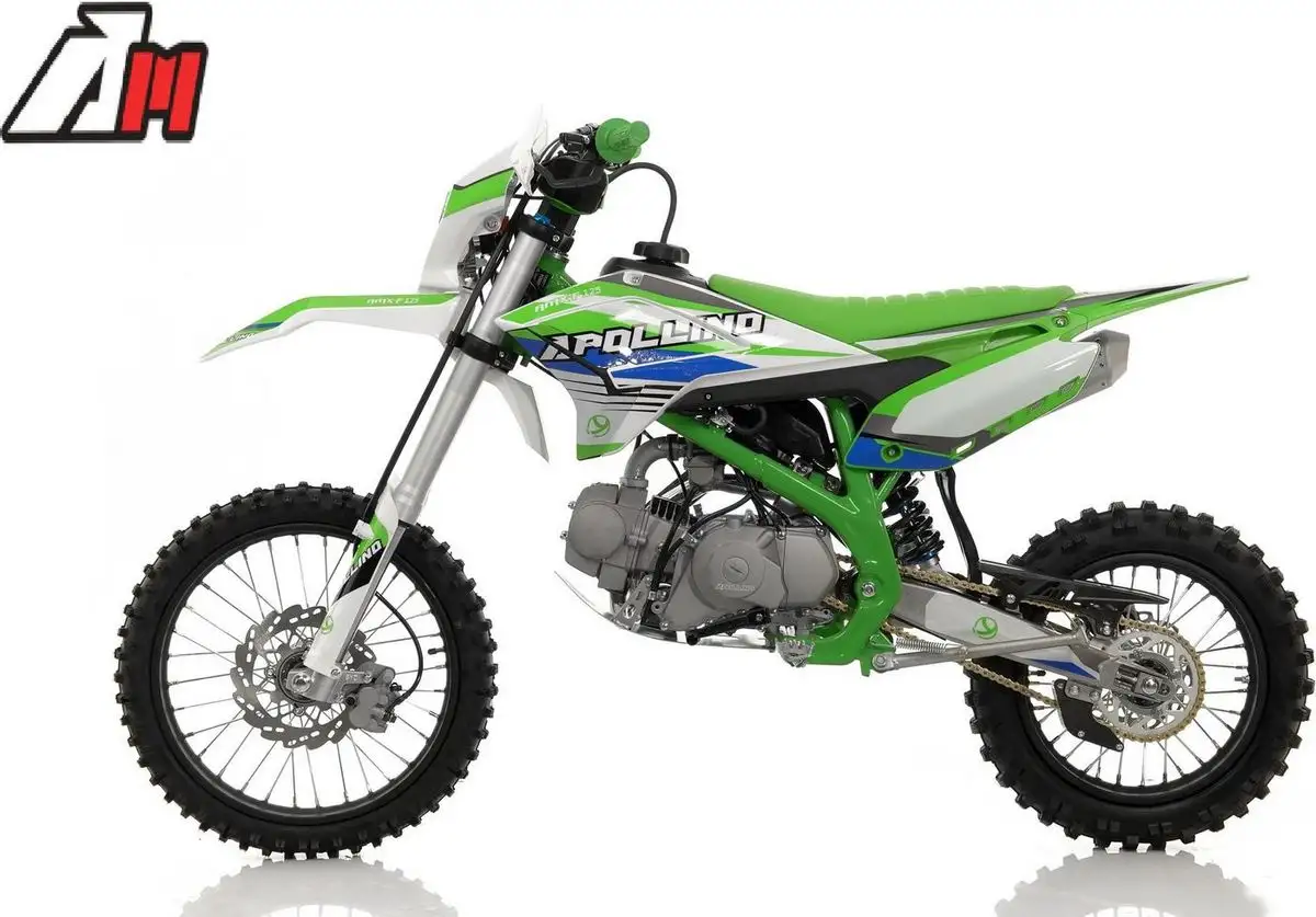 Мотоцикл Apollino AMX-F 125 17/14 (зеленый) – фото товара