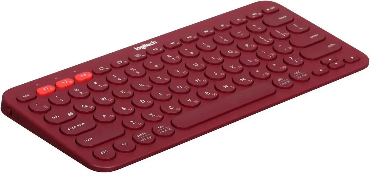 Клавиатура Logitech Multi-Device K380 Bluetooth 920-007655 (красный) – фото товара