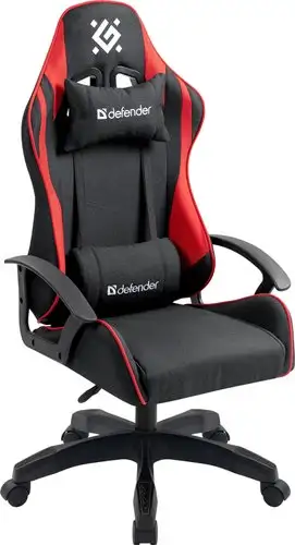 Игровое (геймерское) кресло Defender Kraken (черный/красный) – изображение в каталоге