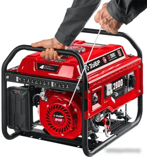 Бензиновый генератор Зубр СБ-2800Е – фото товара