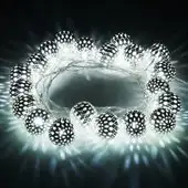 Новогодняя гирлянда Евросвет 400-003 2.8 м (хром/холодный белый) – изображение в каталоге