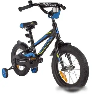 Детский велосипед Novatrack Dodger 14 2022 145ADODGER.BK22 (черный) – фото товара