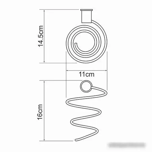 Держатель для фена Wasserkraft K-1080Black – фото товара