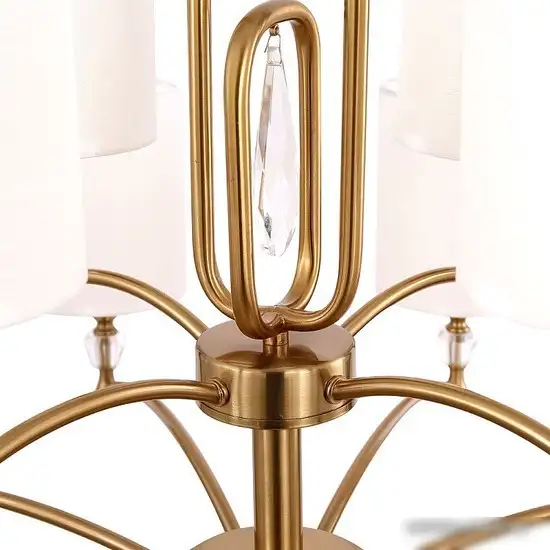 Подвесная люстра Freya Riverside FR1007PL-12BS (латунь) – фото товара