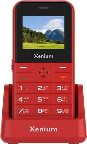 Телефон Xenium X718 (красный) – изображение в каталоге