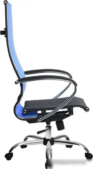 Кресло Metta SK-1-BK Комплект 7, Ch ов/сеч (резиновые ролики, васильковый) – фото товара