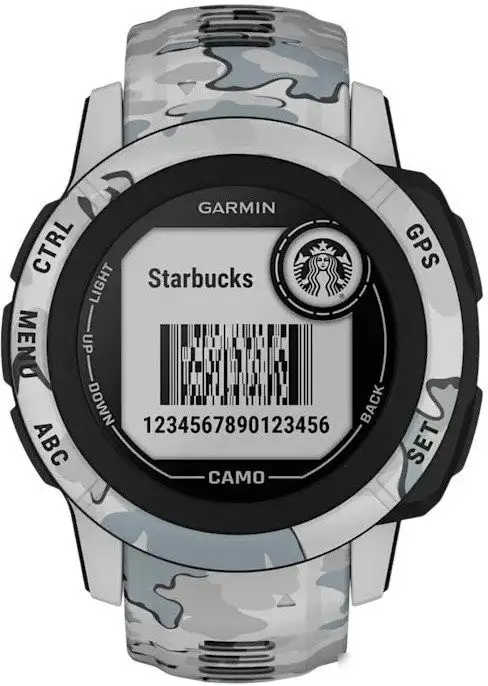 Умные часы Garmin Instinct 2S Camo Edition (серый камуфляж) – фото товара