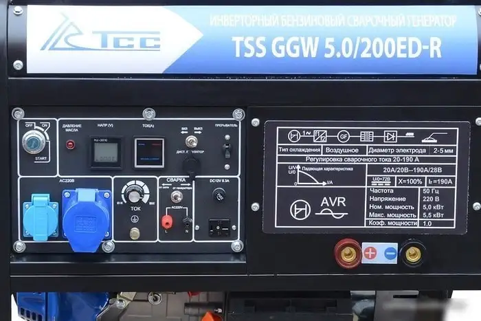 Бензиновый генератор ТСС GGW 5.0/200ED-R – фото товара