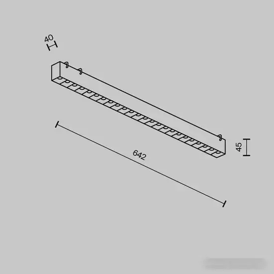 Линейный светильник Maytoni Points TR128B-24W4K-M-B – фото товара