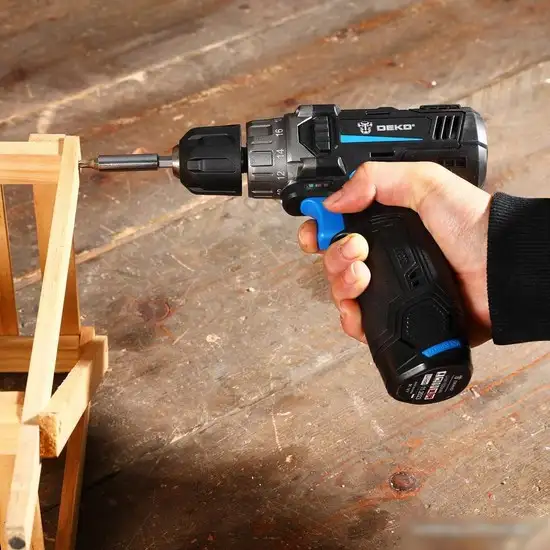 Дрель-шуруповерт Deko DKCD12V PRO 083-1003 (с 1-им АКБ, кейс) – фото товара