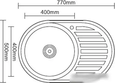 Кухонная мойка Ledeme L87750-6L - фото товара