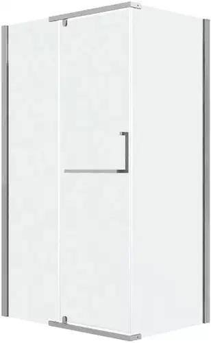 Душевой уголок Grossman Pragma 100x80x195 120.K33.03.1080.10.02 (хром/шиншилла стекло) - изображение в каталоге