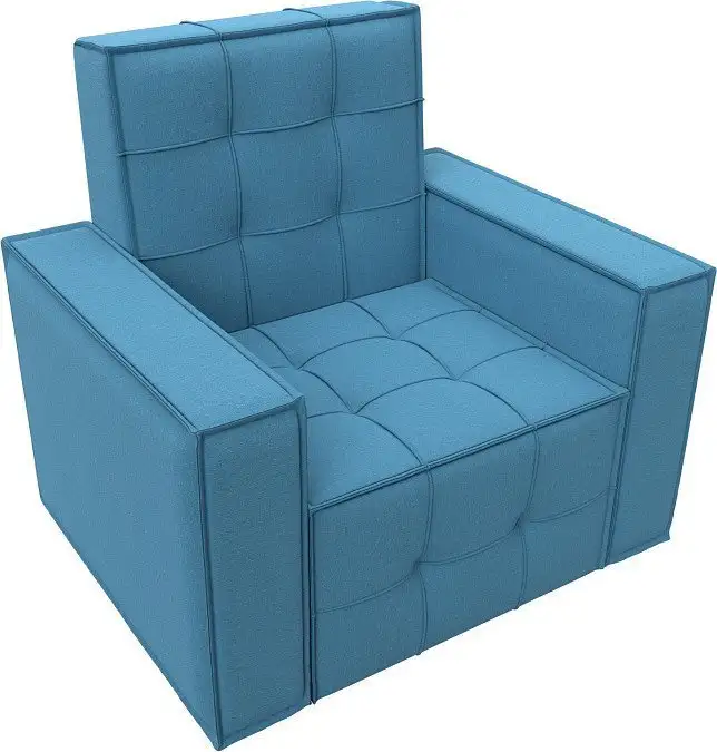 Интерьерное кресло Лига диванов Лига-067 132288 (рогожка Амур 10 голубой)