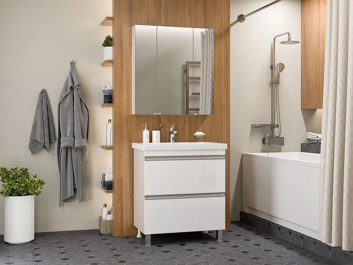 Misty Тумба под умывальник Ингрид 75 П-Инг-01075-012Я – фото товара