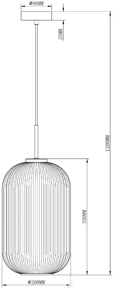 Подвесная люстра Moderli Ivory V11030-1P – фото товара