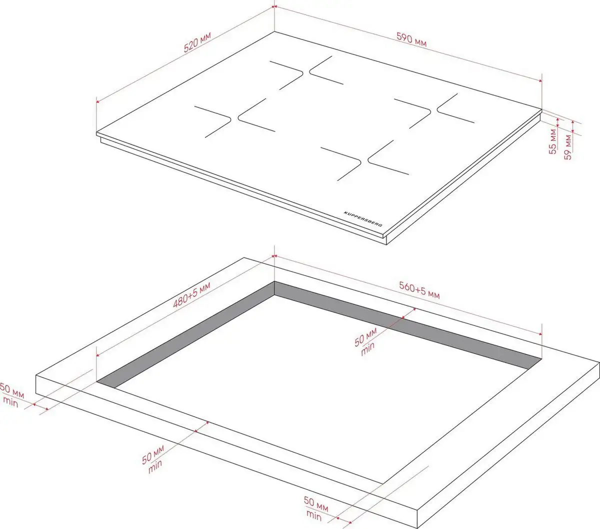Варочная панель KUPPERSBERG ICI 609 - фото товара