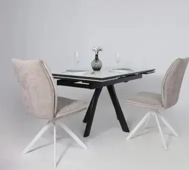 Стул Мамадома Smart-R 360 (g05 Grey Beige шенилл Lux - d07 Pearl Grey Lux/белый) – фото товара