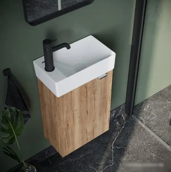 Sancos Тумба под умывальник Mini MN35EGL (дуб галифакс натуральный) – фото товара